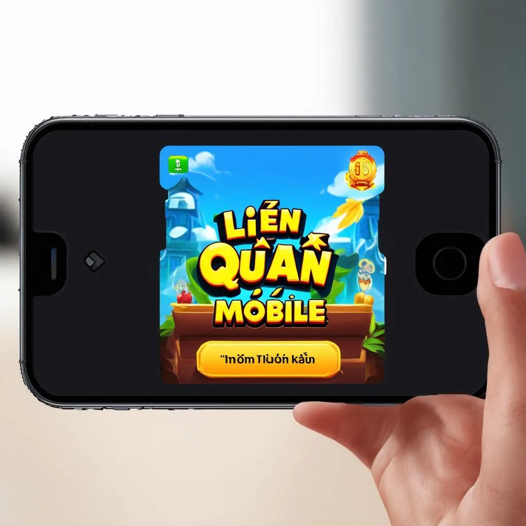 Quảng cáo game Liên Quân trên điện thoại