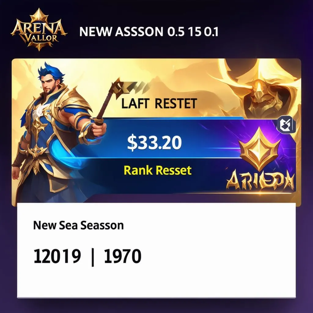 Reset rank Liên Quân