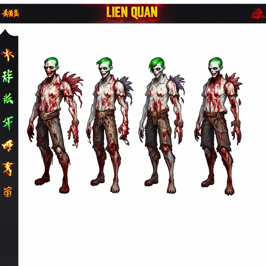 tài khoản liên quân zombie