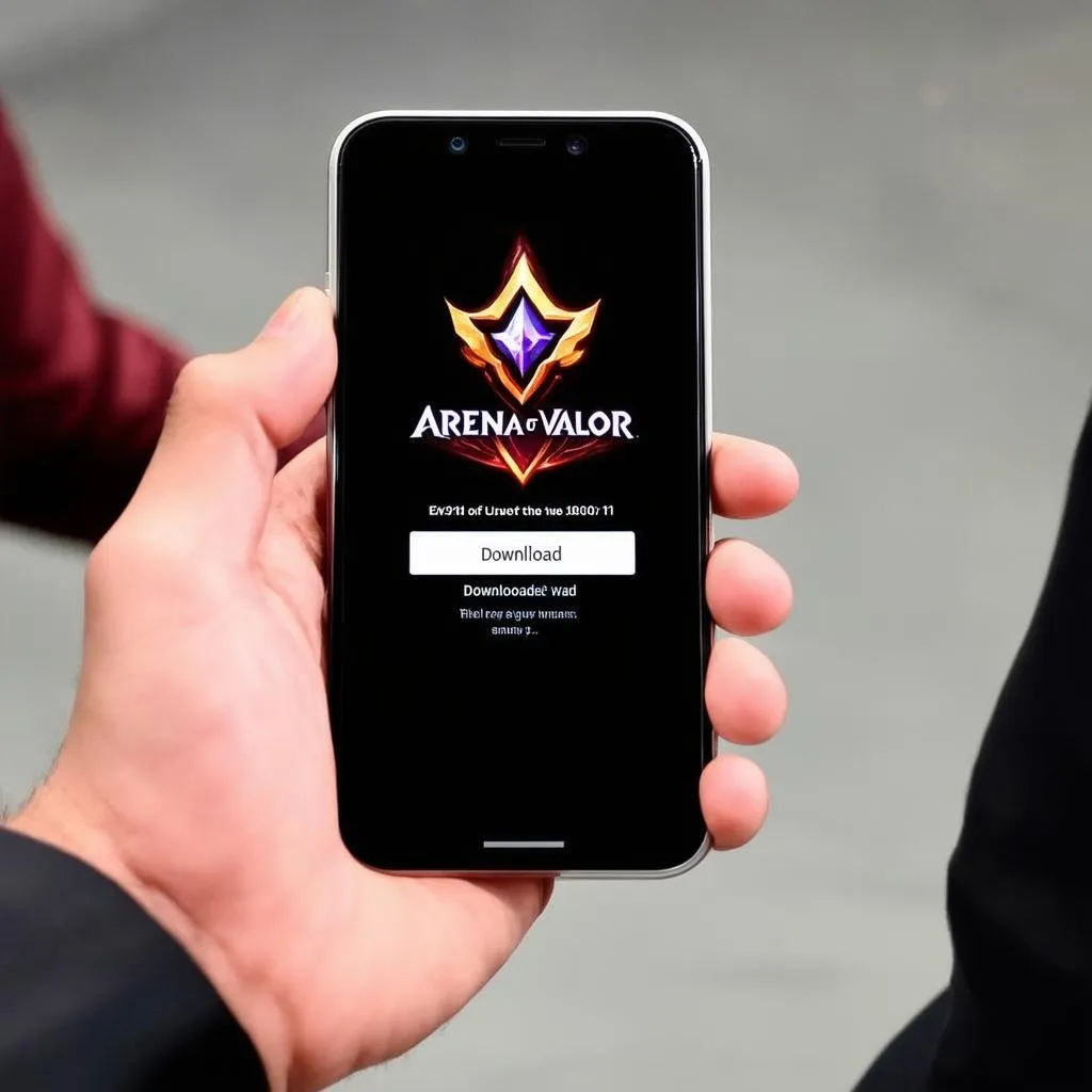 Download Arena of Valor on phone screen