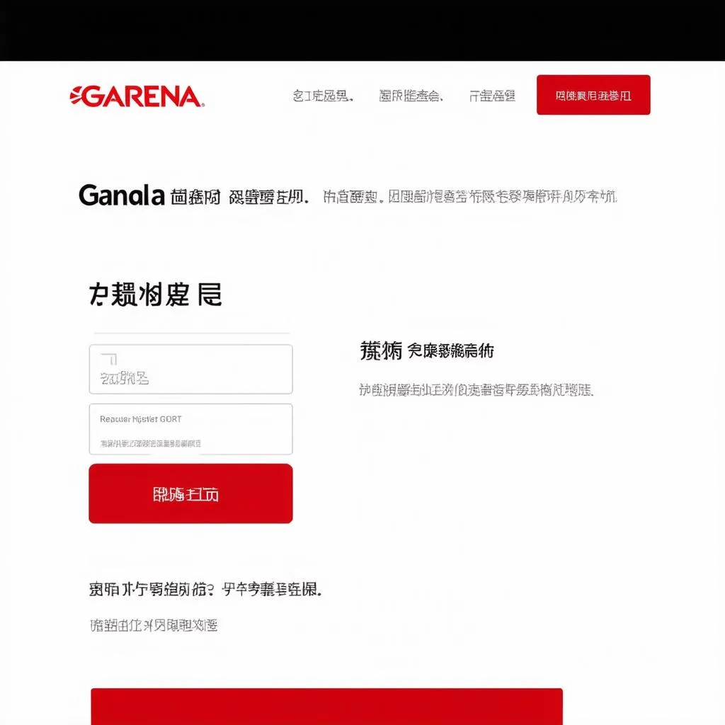 Tạo tài khoản Garena