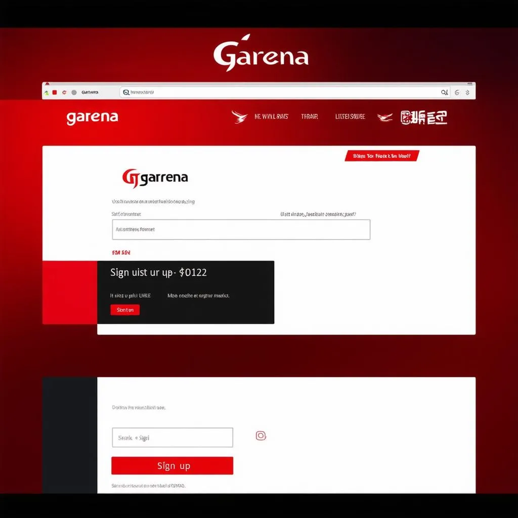 Tạo tài khoản Garena