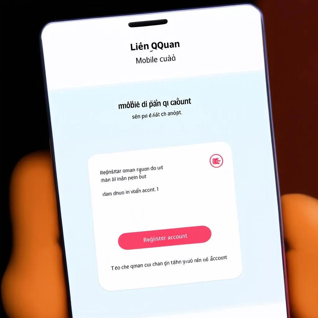 Đăng ký tài khoản Liên Quân Mobile