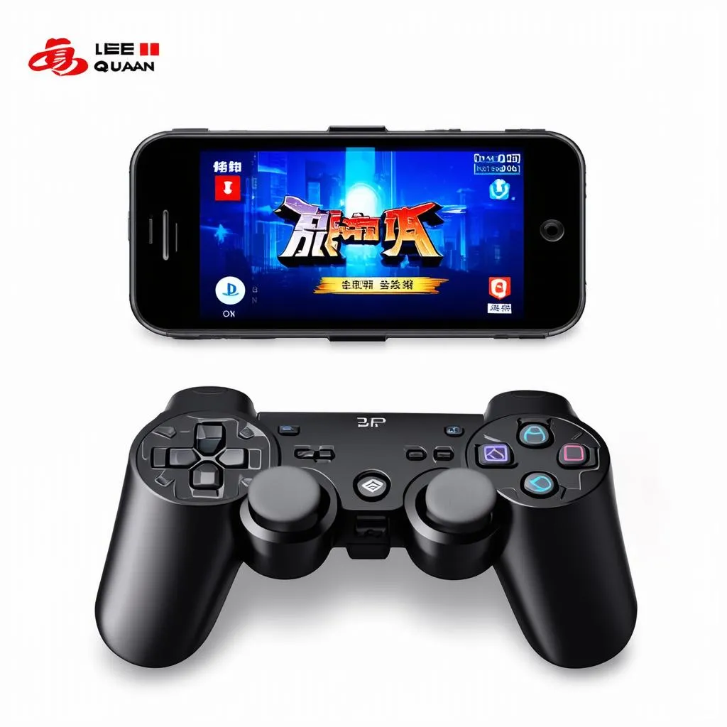 Tay cầm PS3 và điện thoại chơi Liên Quân Mobile