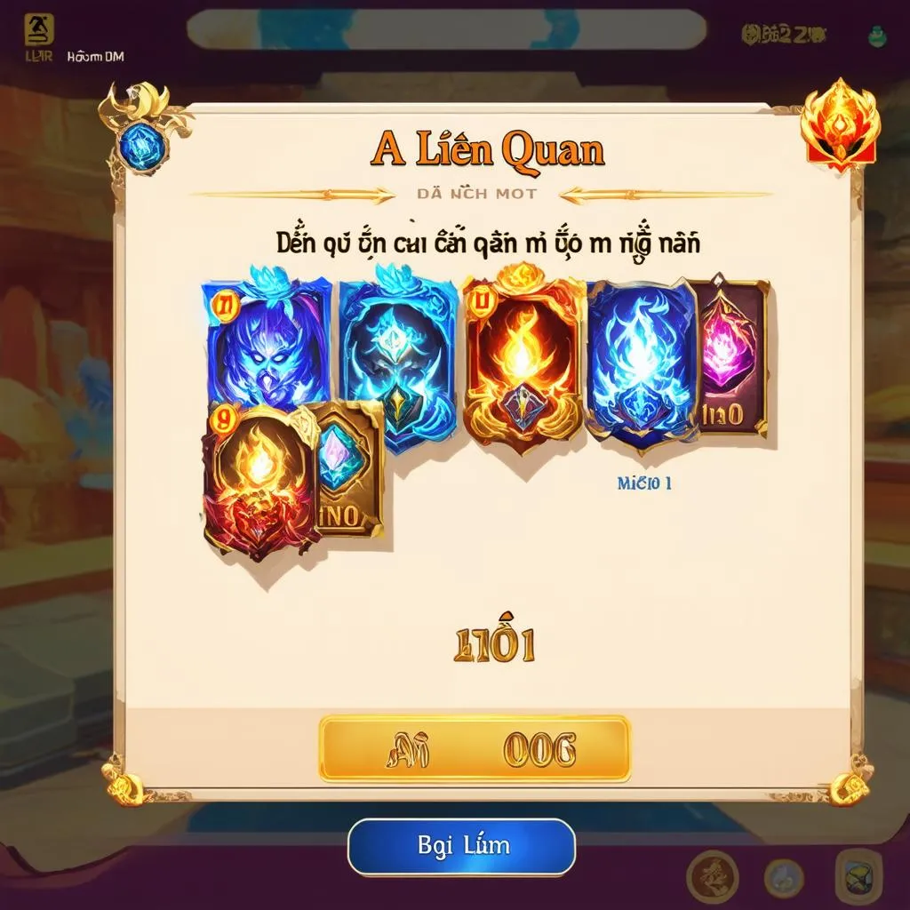 Game thủ lựa chọn tướng tiêu thanh hợp mệnh