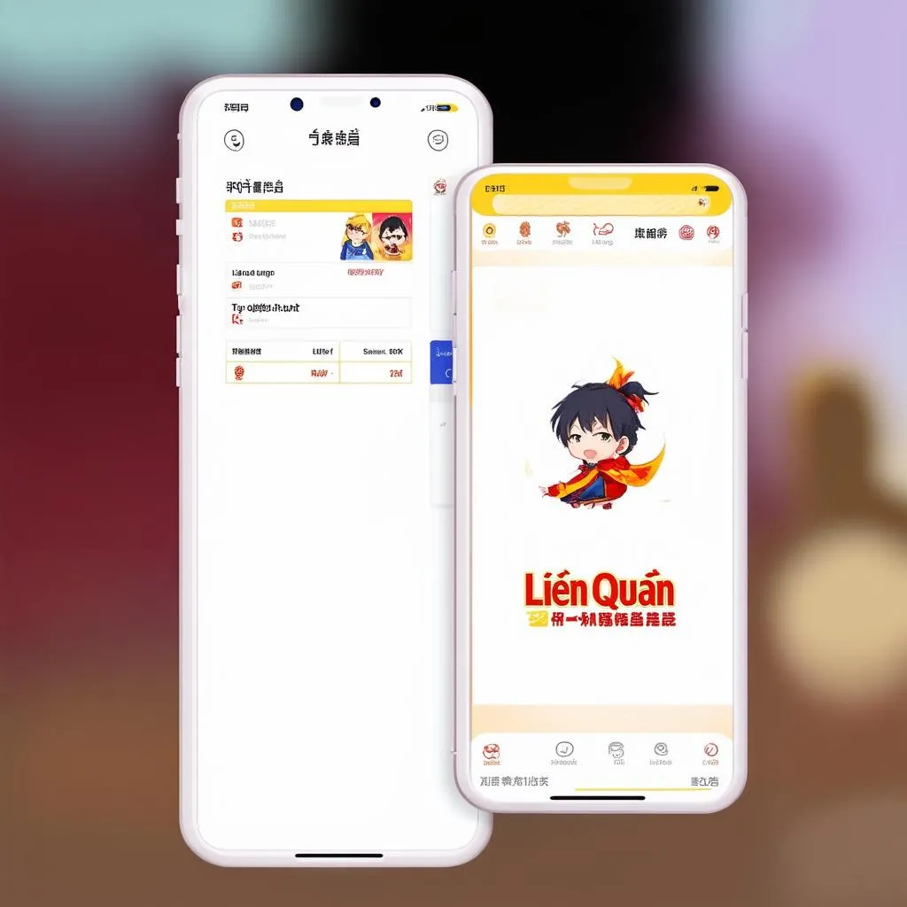 Ứng dụng Liên Quân Mobile trên điện thoại