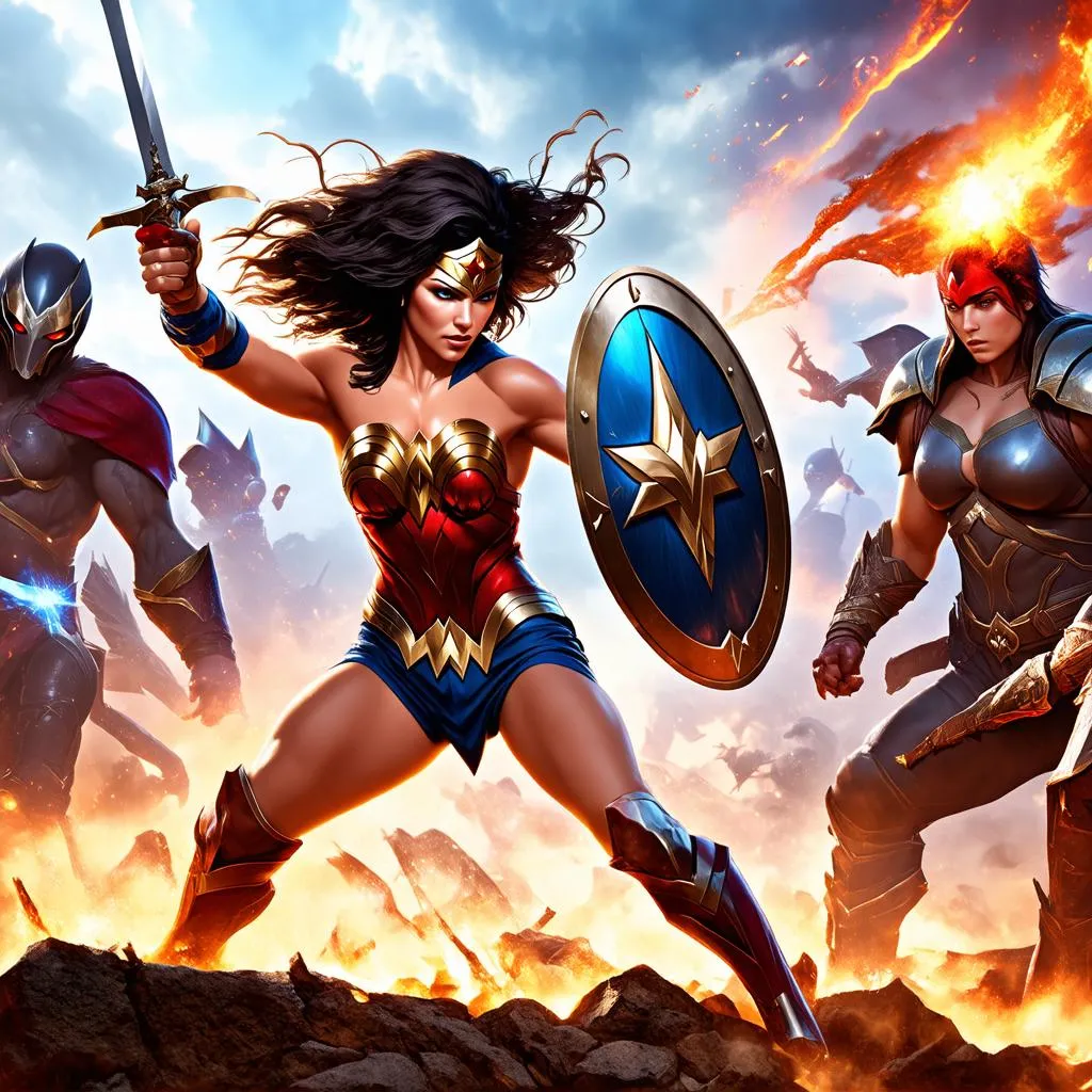 Wonder Woman Liên Quân Mobile - Gameplay