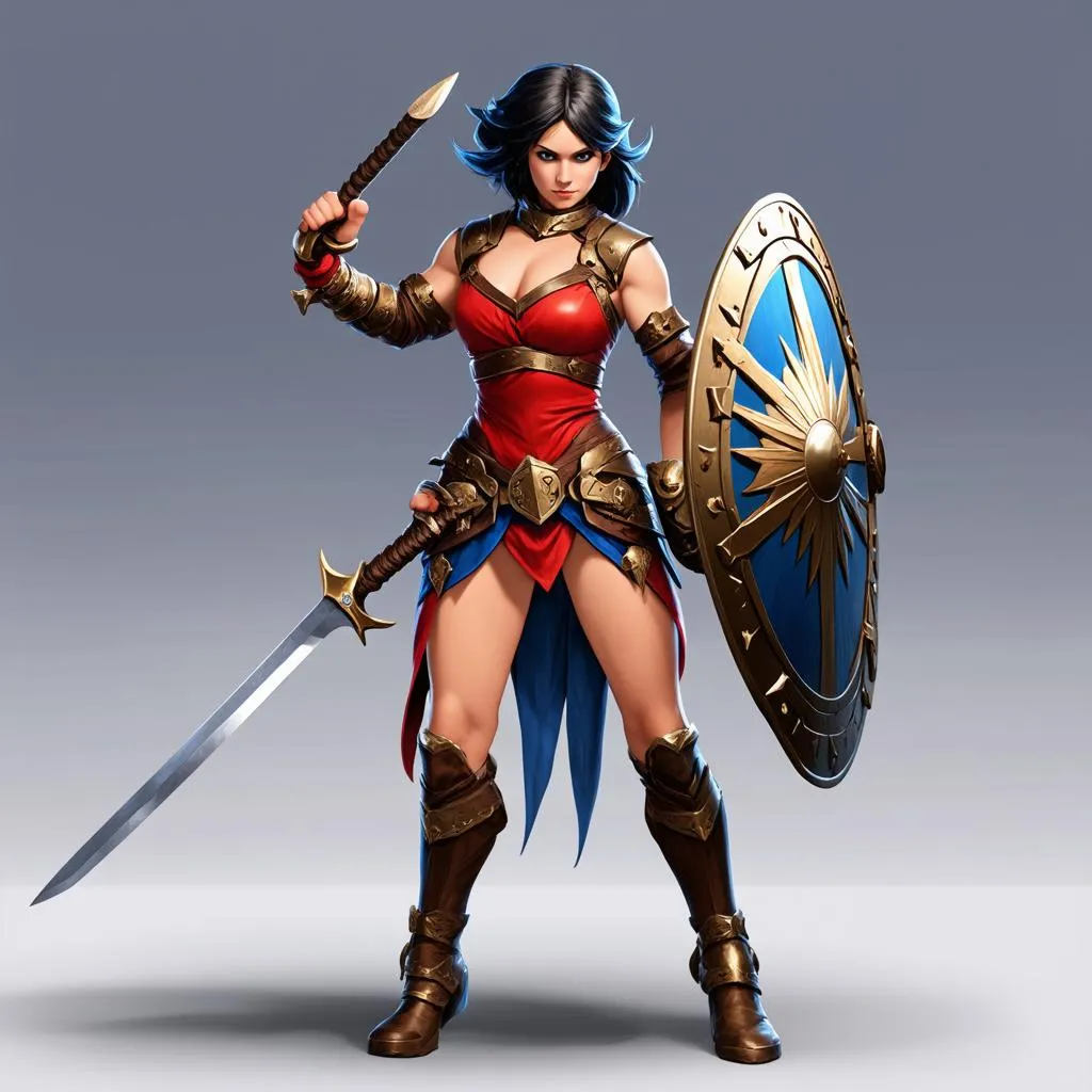 Wonder Woman Liên Quân Mobile - Ngoại hình