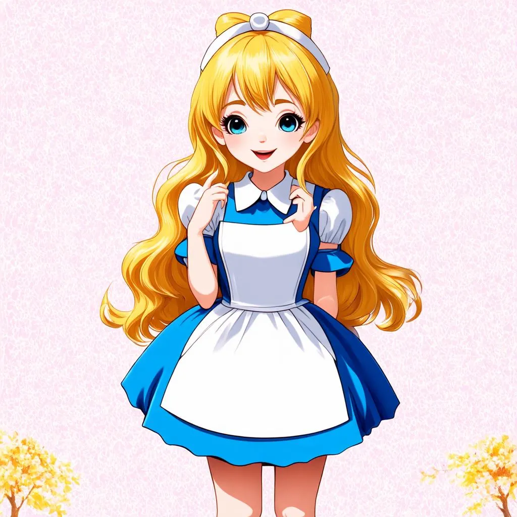 Hình nền tướng Alice dễ thương