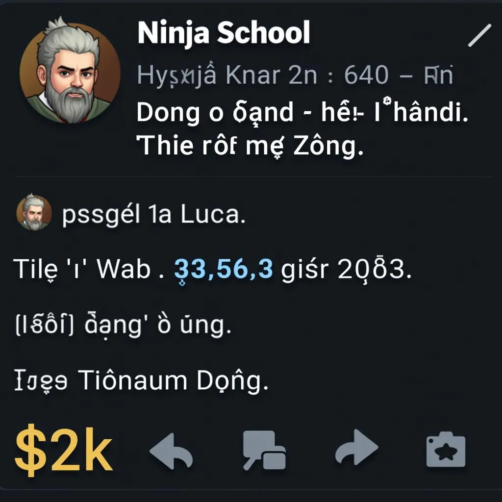 Tài khoản Ninja School 20k