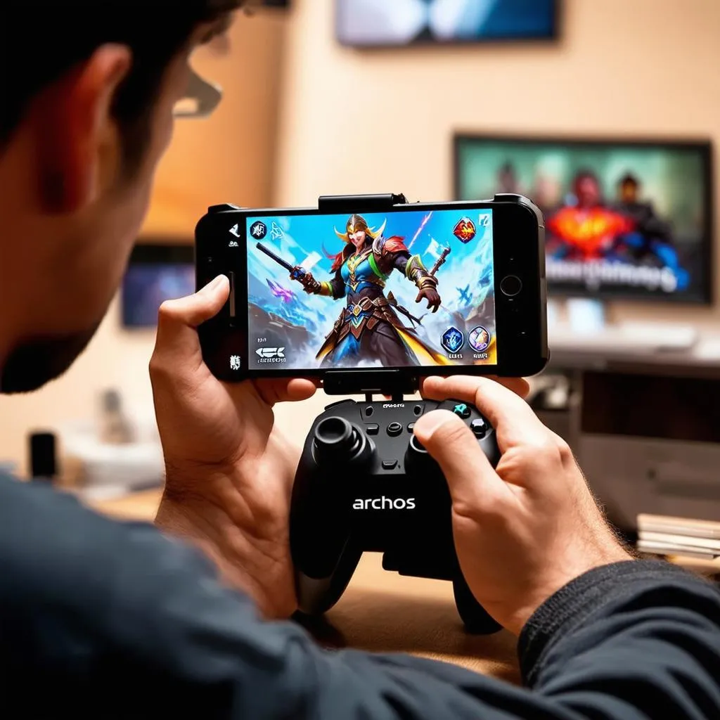 Chiến thắng với Archos Gamepad