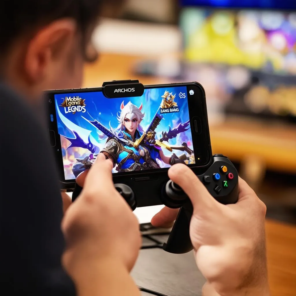 Luyện tập với Archos Gamepad