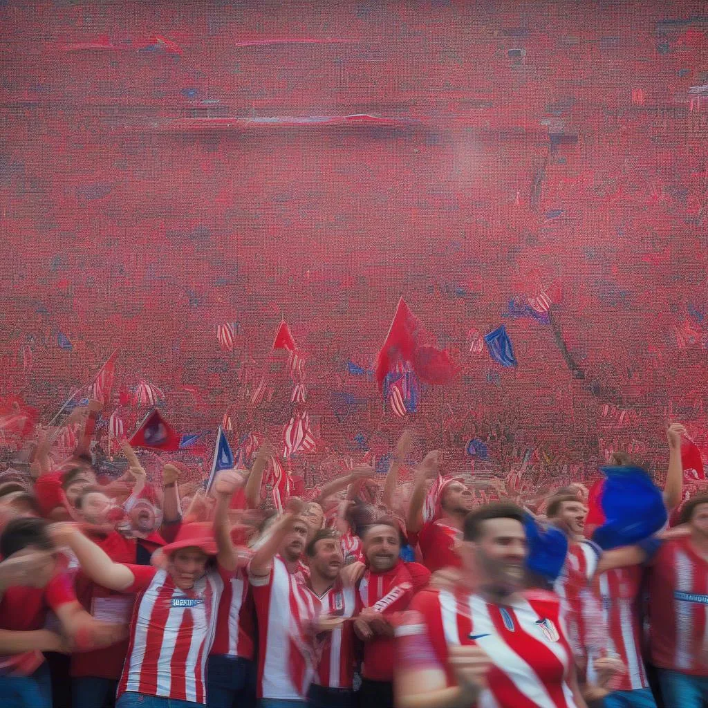 Atletico Madrid fans