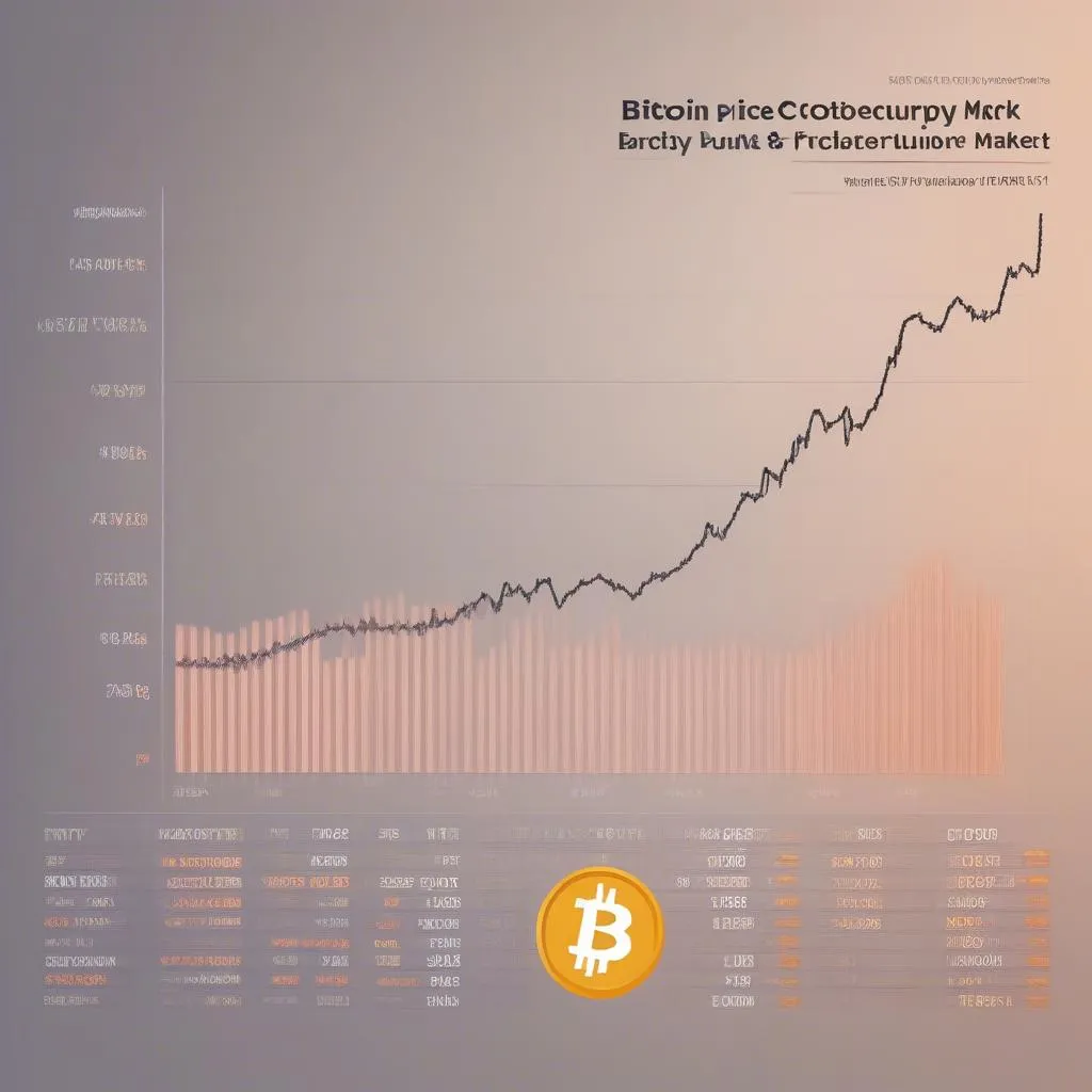 Biểu đồ giá Bitcoin và thị trường tiền điện tử