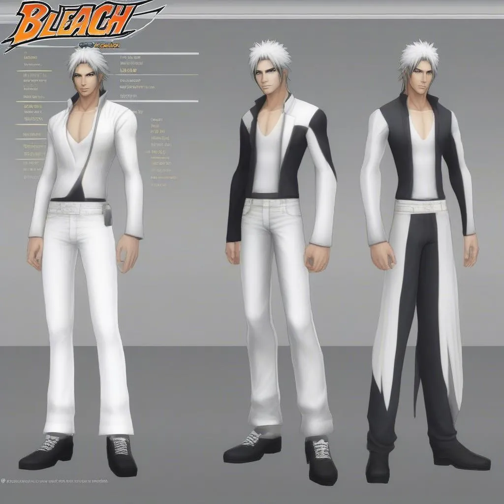 Character Creation in Bleach Online