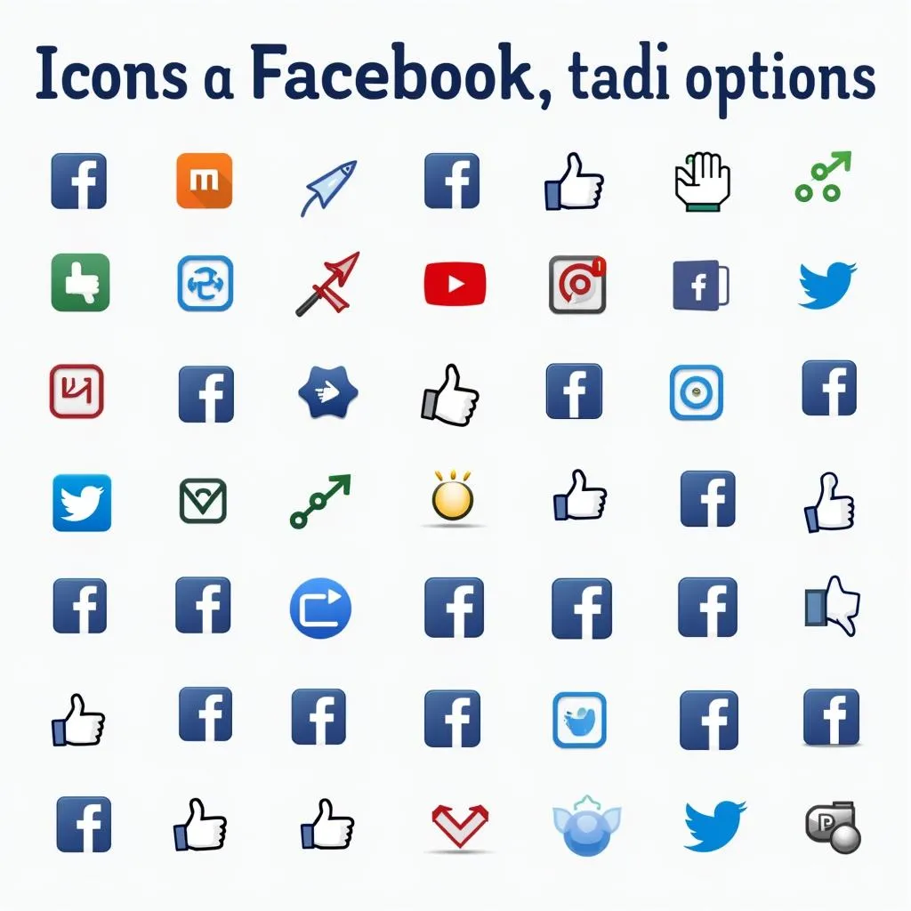 Bộ sưu tập icon Facebook