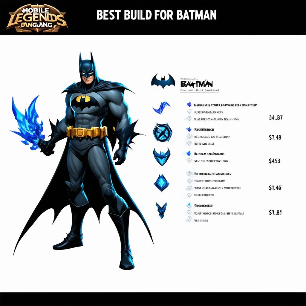 Cách Build Đồ Cho Batman Liên Quân Mobile