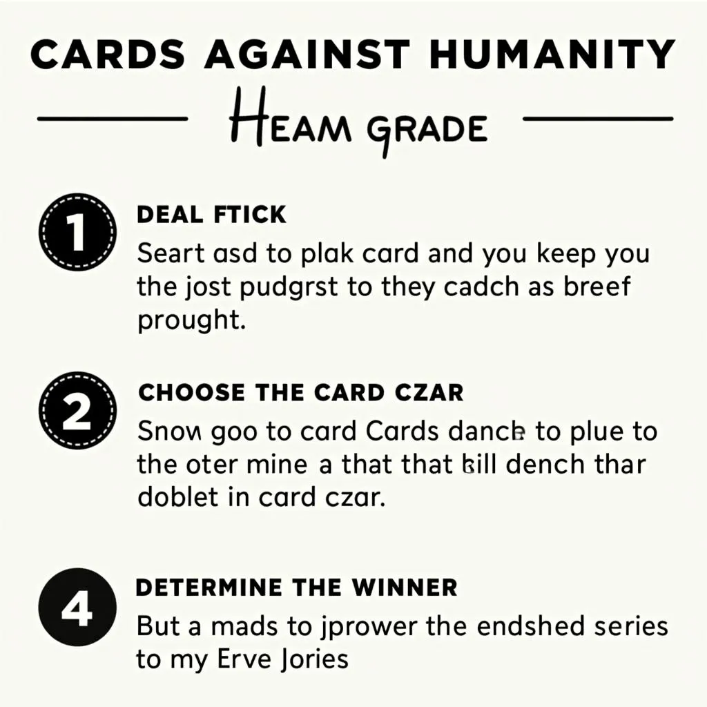 Cách chơi Cards Against Humanity