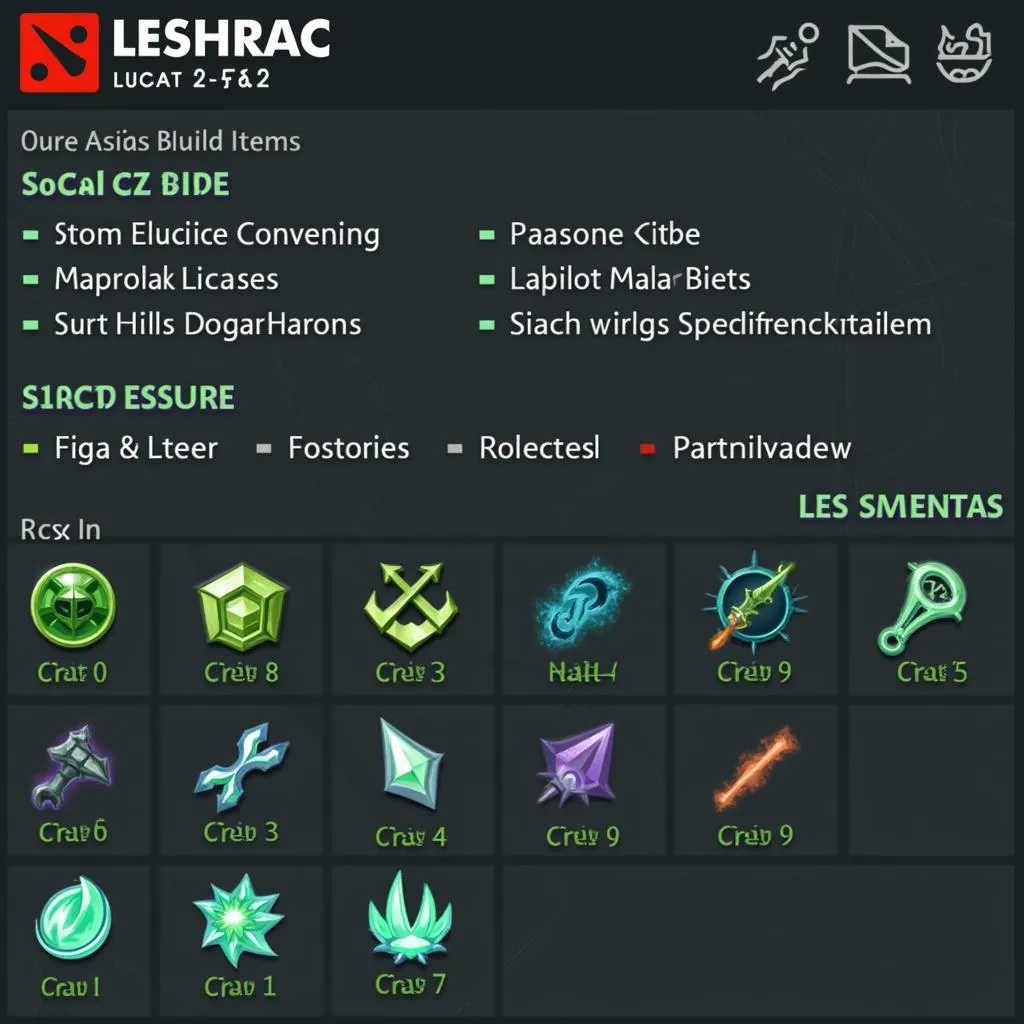 Cách lên đồ Leshrac Dota 2