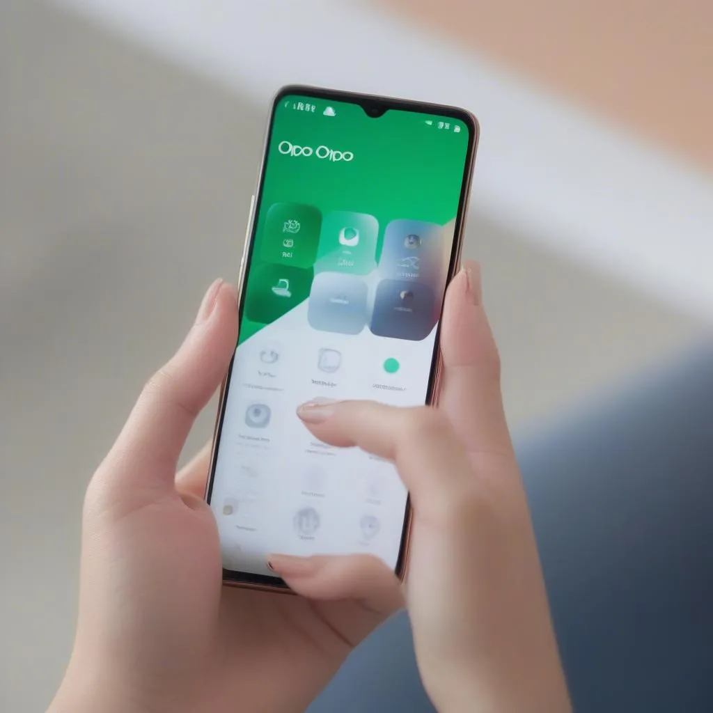 Cài đặt điện thoại Oppo