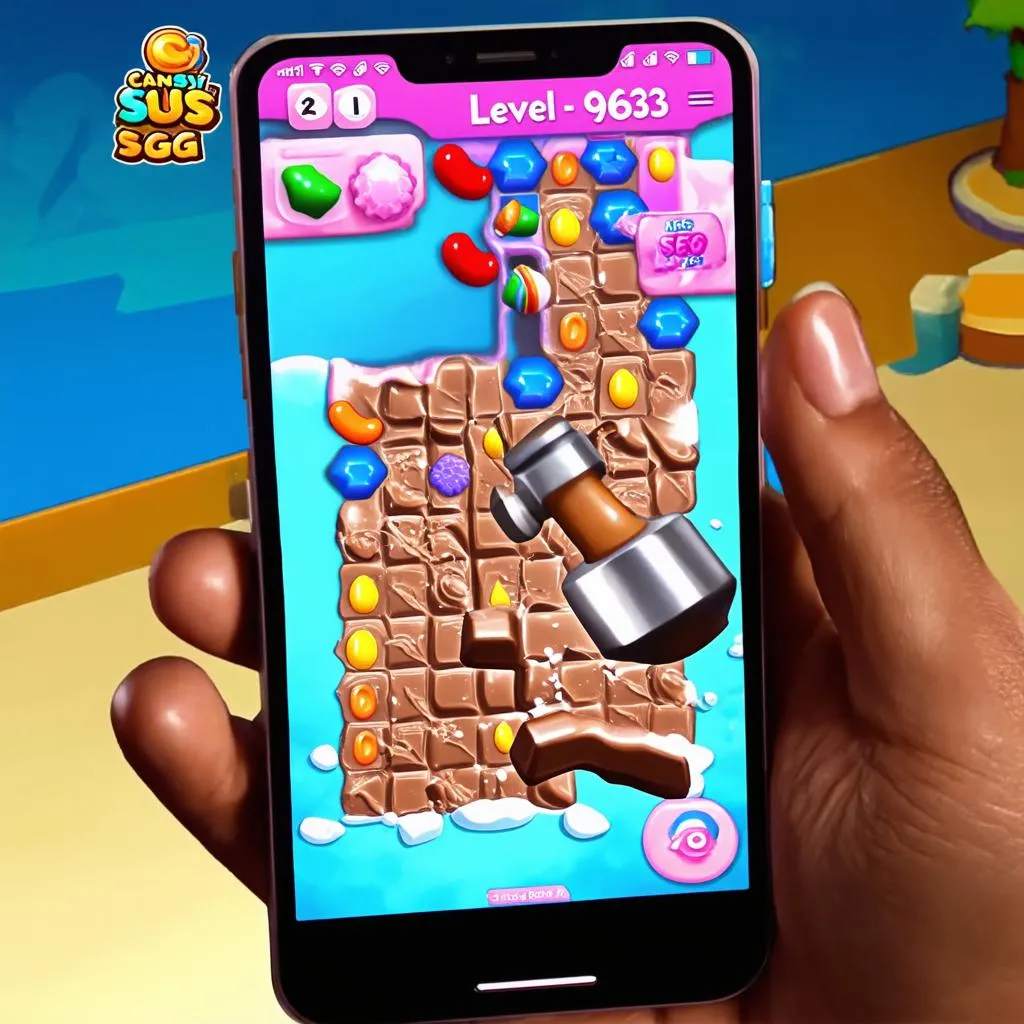 Candy Crush Saga Level 963 Booster