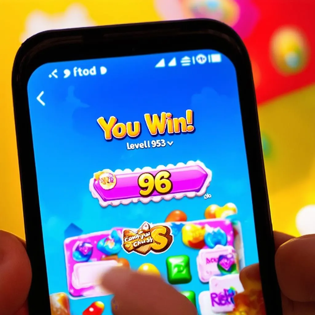 Candy Crush Saga Level 963 Victory