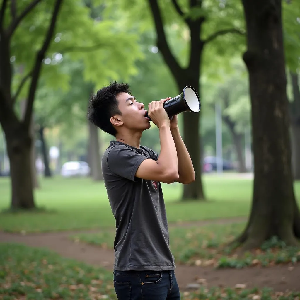 Chàng Trai Beatbox Tại Công Viên Cầu Giấy