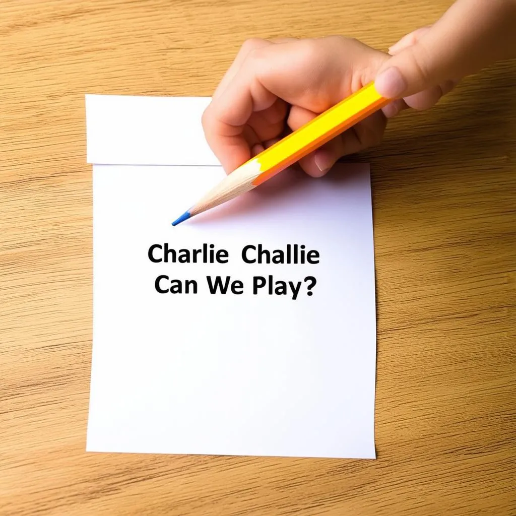 Charlie Charlie Can We Play - Trò chơi tâm linh