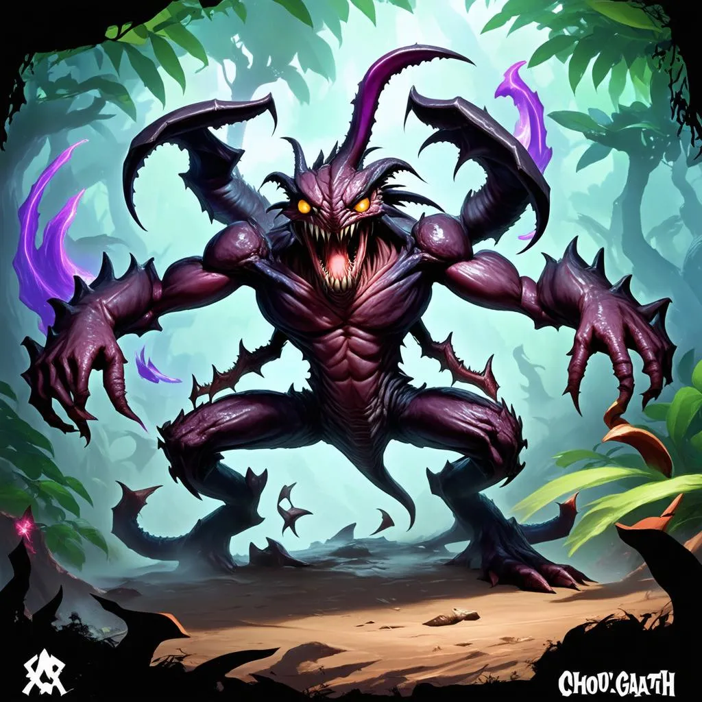 Cho'Gath đi rừng giao tranh