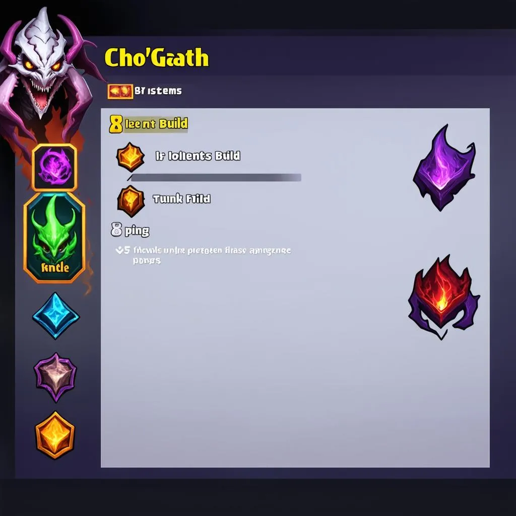 Cho'Gath 8 trang bị