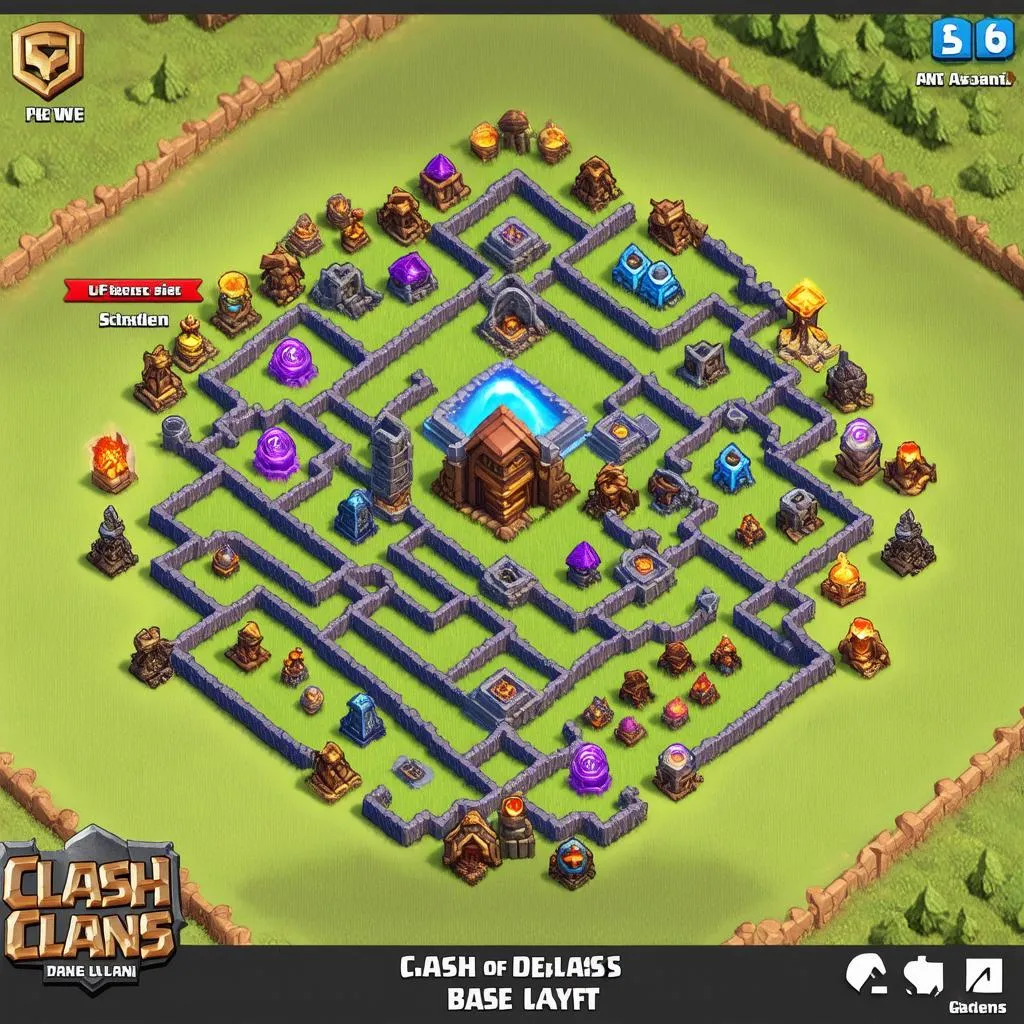 thiết kế căn cứ clash of clans