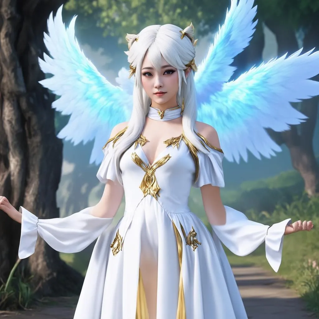 Cosplay Lauriel Lạc Thần tạo hình