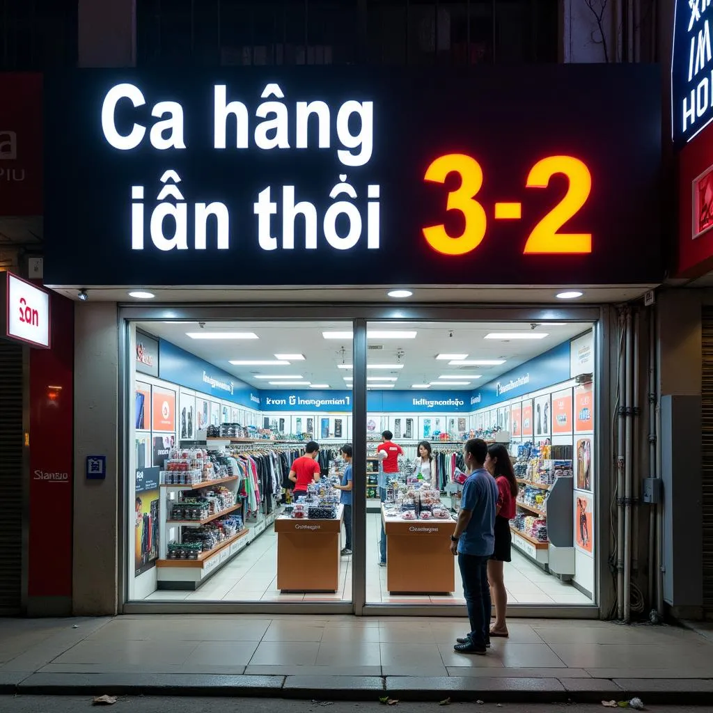 Cửa hàng điện thoại 3 2 mặt tiền