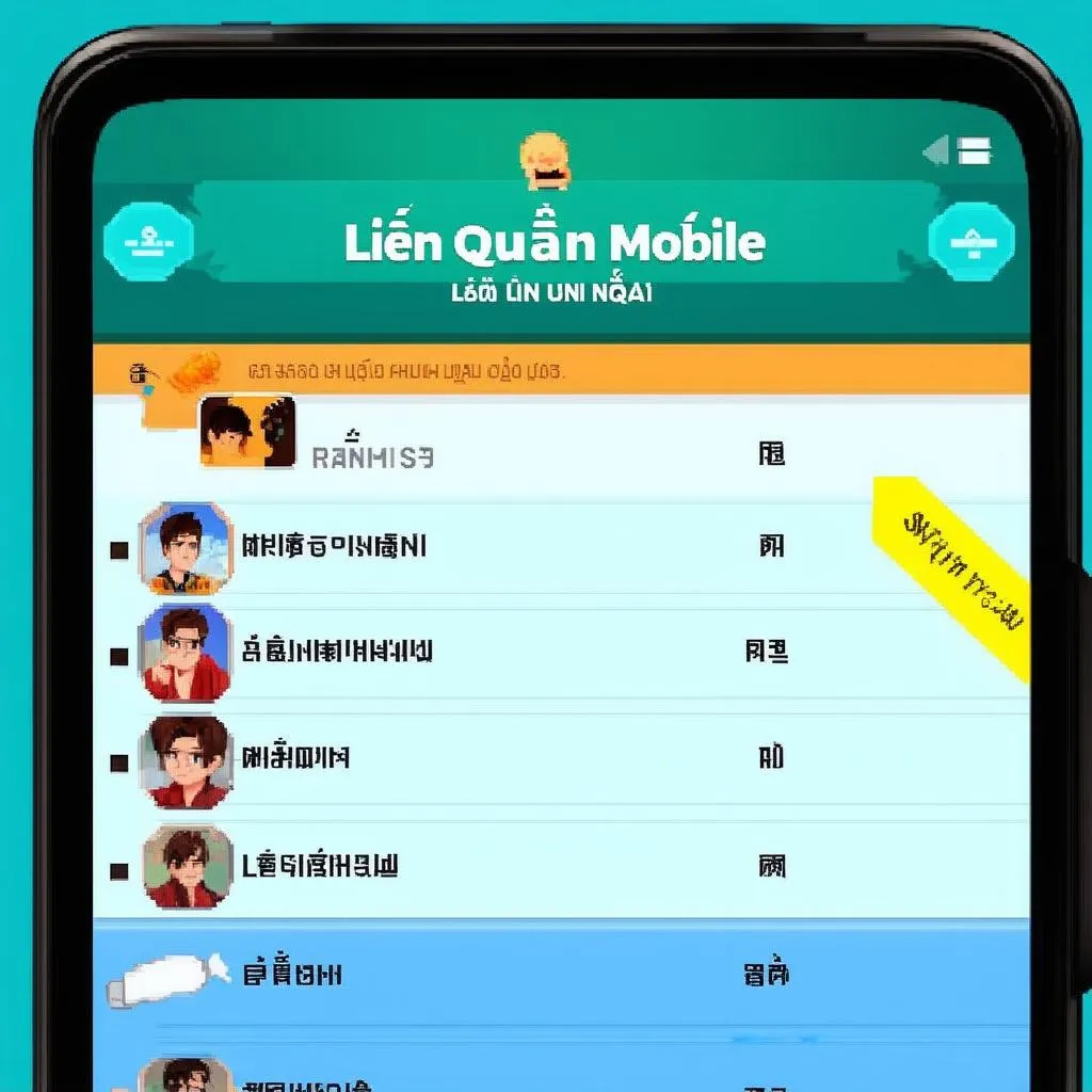 Danh sách bạn bè trong Liên Quân Mobile