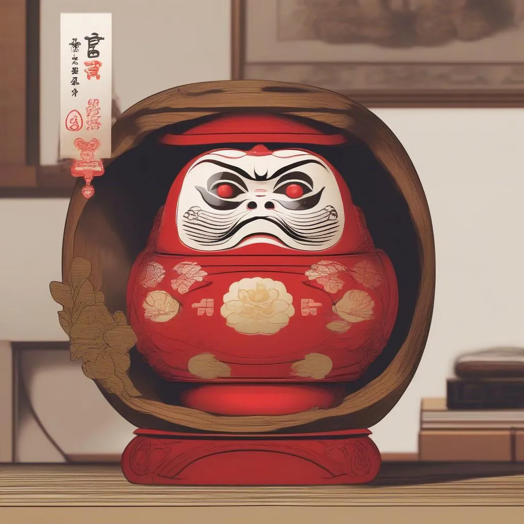 Búp bê Daruma trong phong thủy