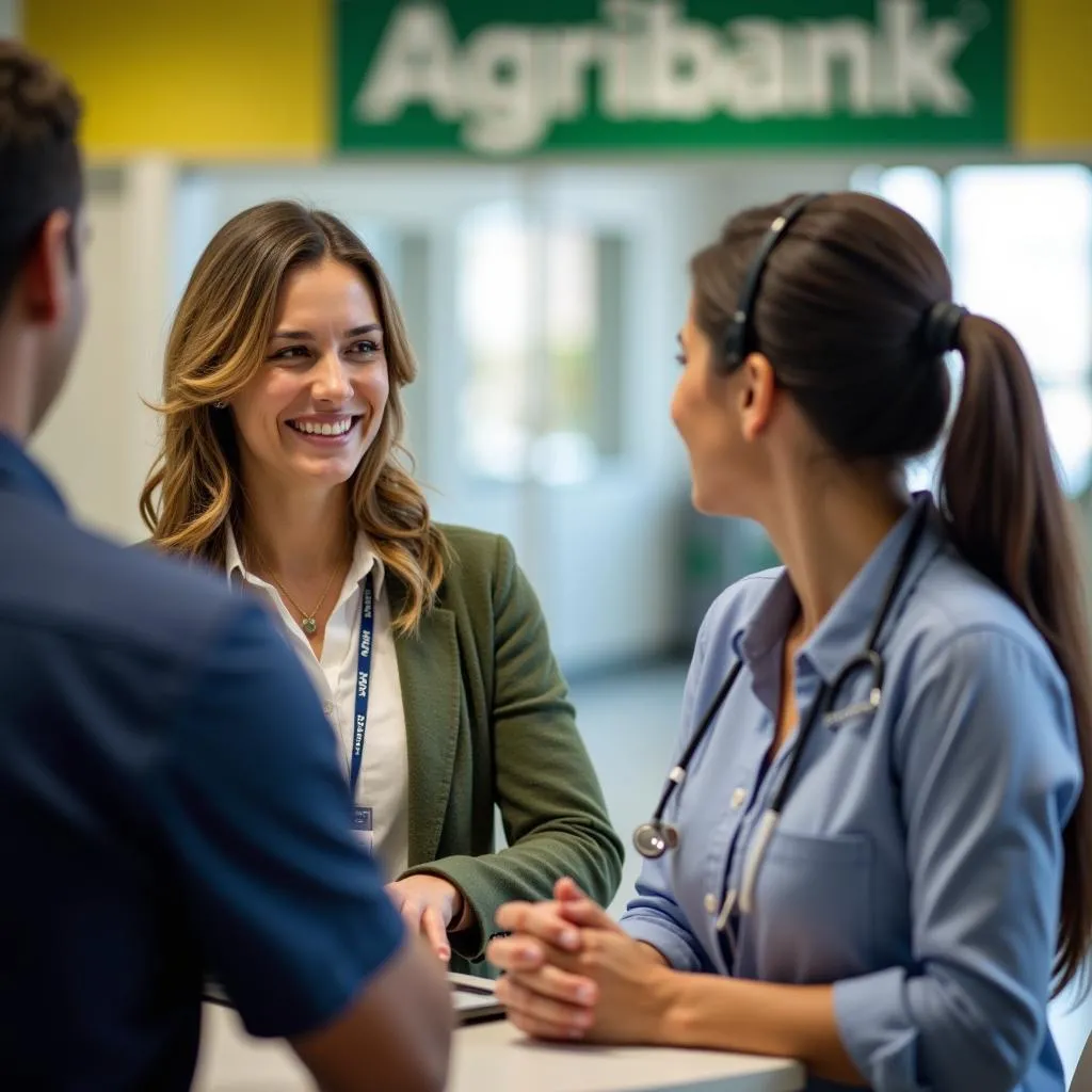 Hình ảnh dịch vụ khách hàng Agribank