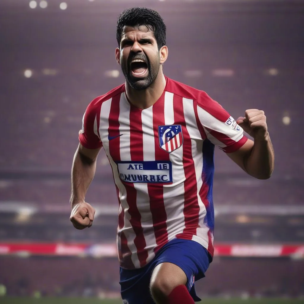 Diego Costa celebrating