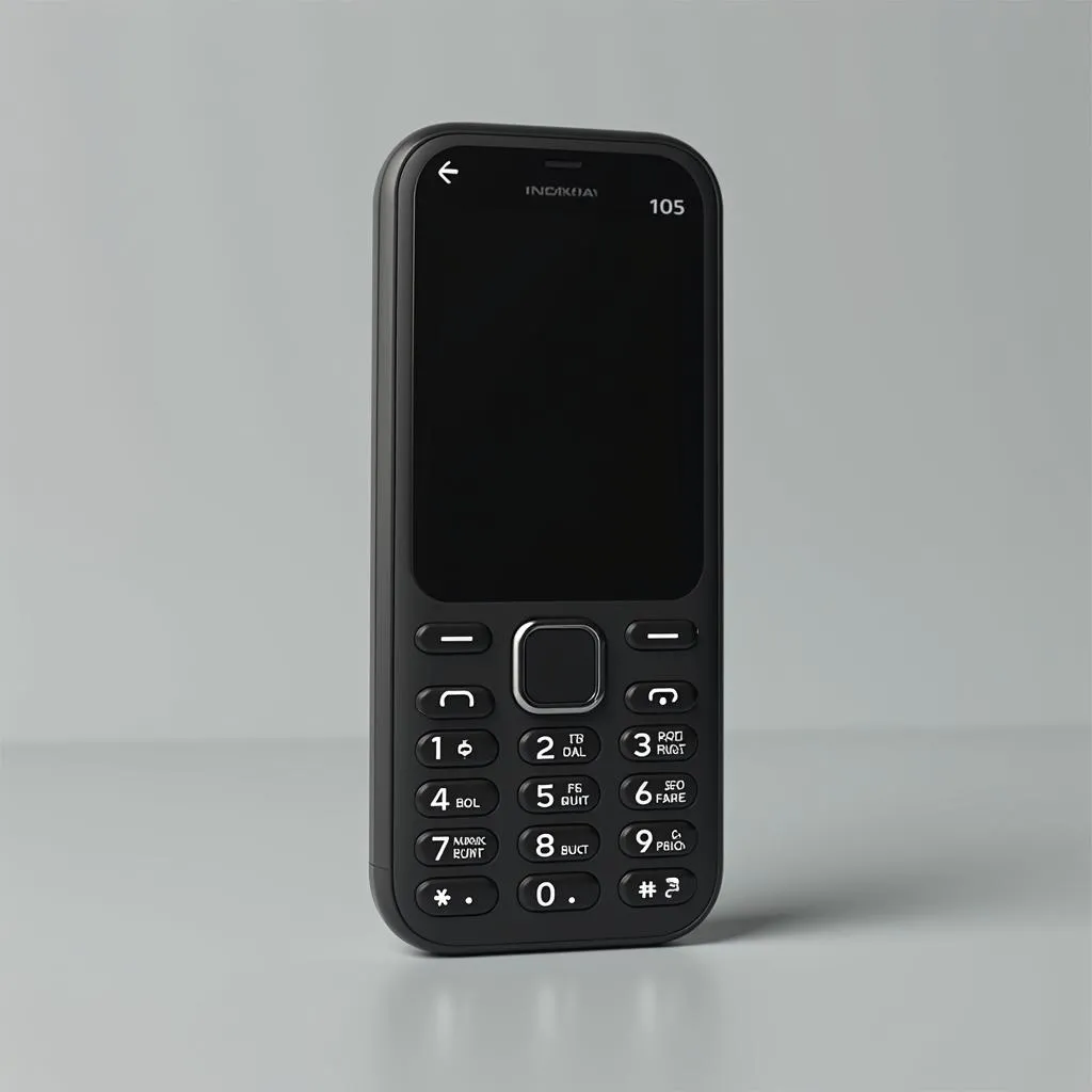 Nokia 105 Single Sim 2019 màu đen