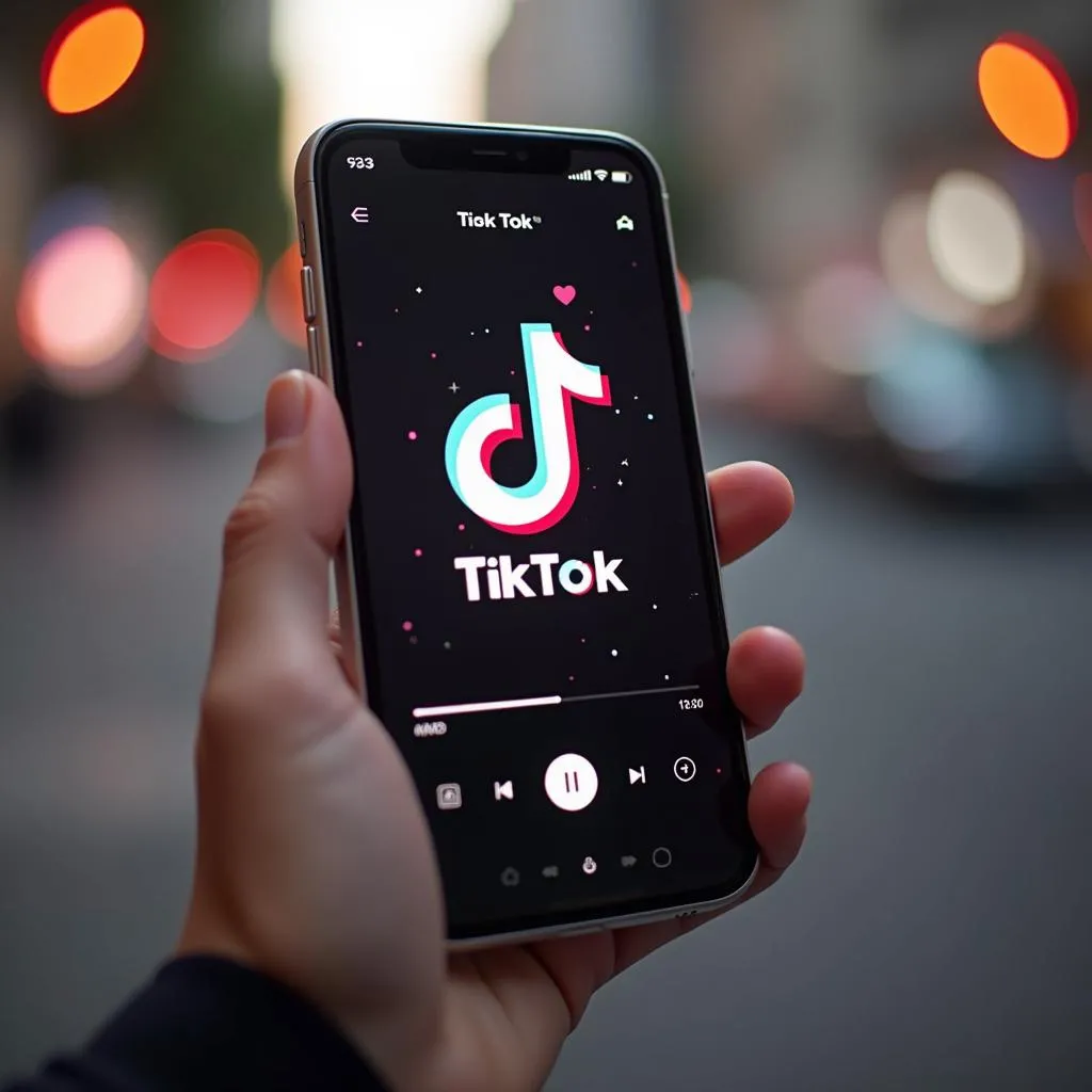 Điện thoại phát nhạc TikTok