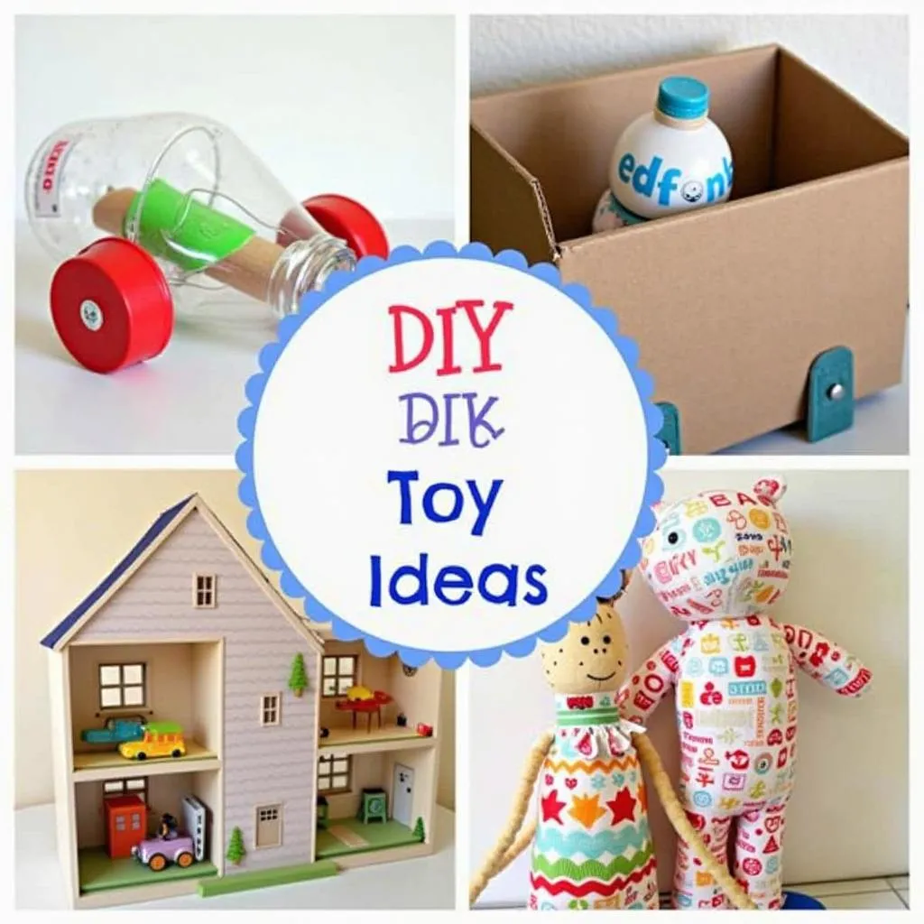 Handmade toys from recycled materials