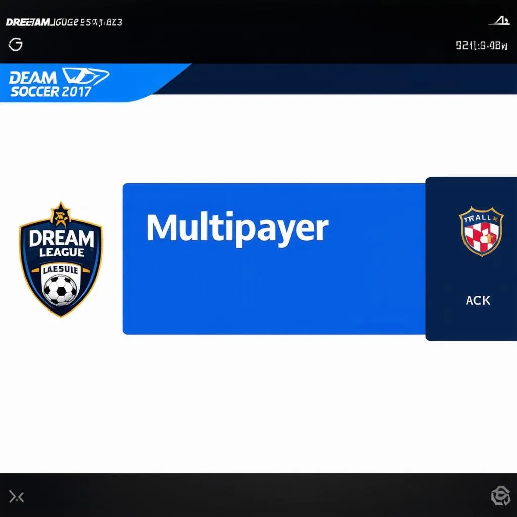 menu game dream league soccer 2017