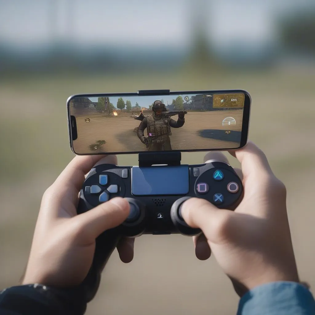 DualShock 4 chơi PUBG Mobile