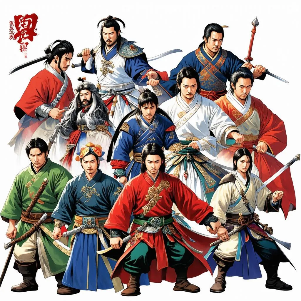 Dynasty Warriors 4 characters