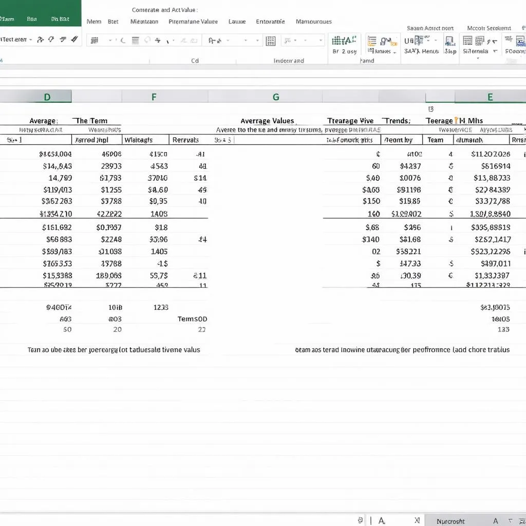 Bảng tính Excel