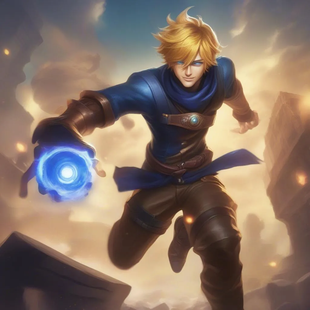 Ezreal AP Chiến Thắng Tượng Thú Game Liên Quân Mobile