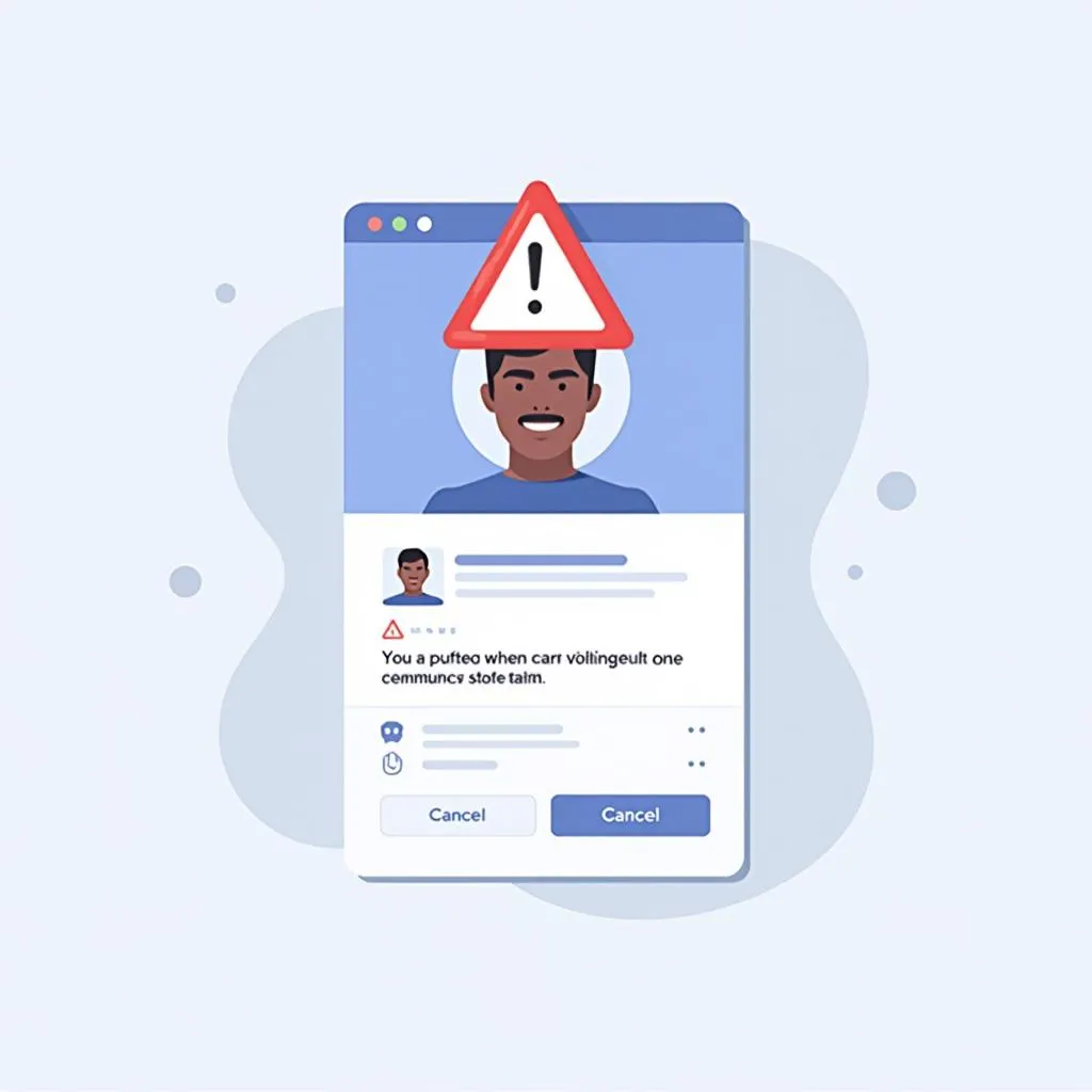 Tài khoản Facebook bị report