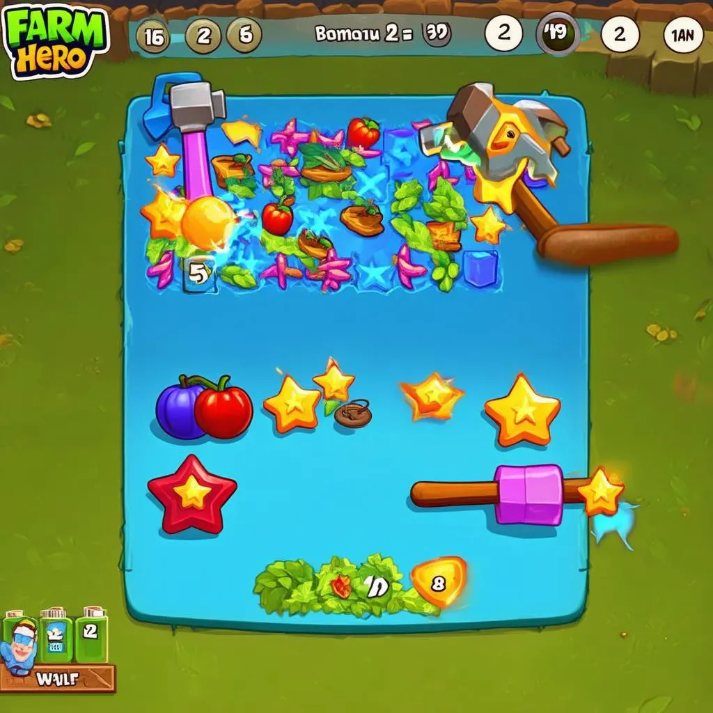 farm hero saga vật phẩm hỗ trợ