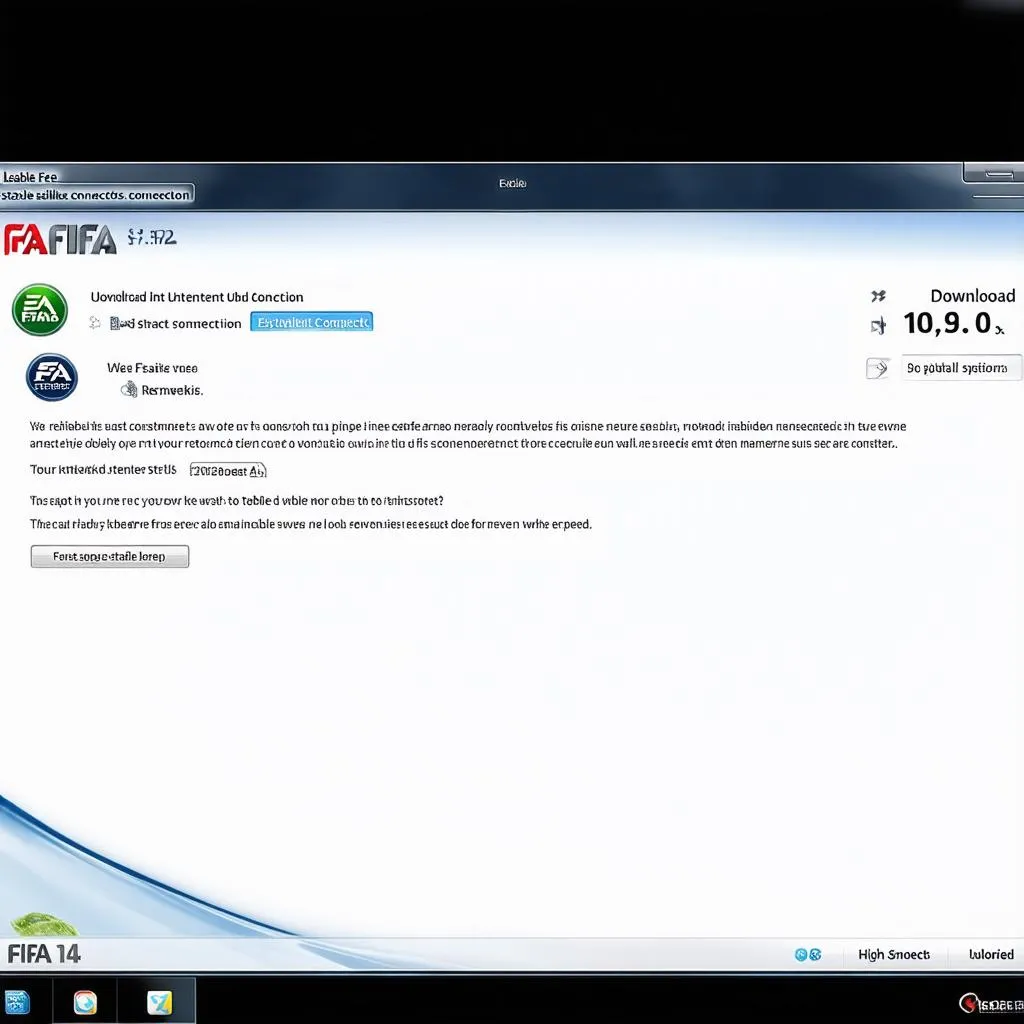 FIFA 14 Internet Connection Stable