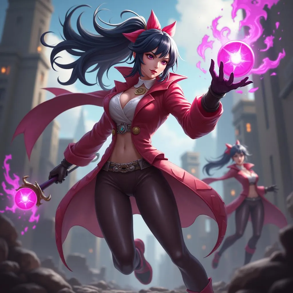 Fiora gank đường