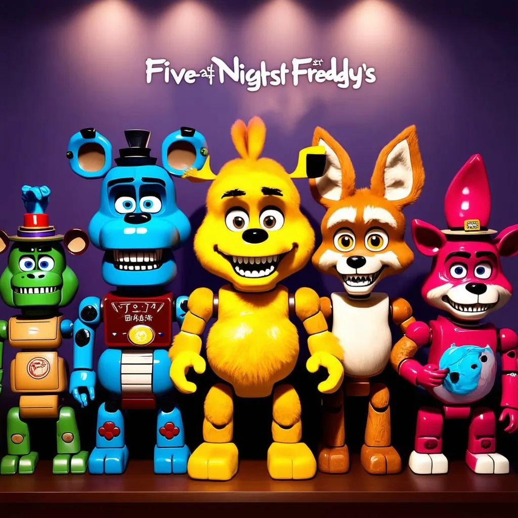 Animatronics trong FNAF 1